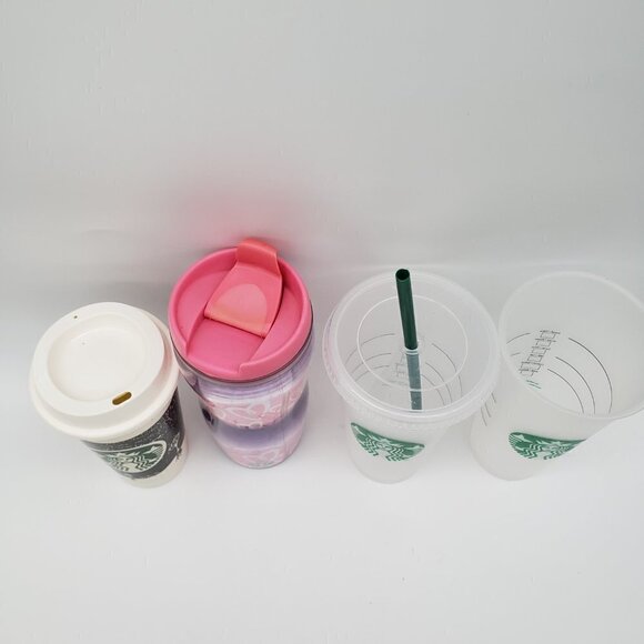 Lot of Starbucks Insulated Travel Mug and Cold Cup Tumblers Coffee Tea Beverage - Picture 5 of 9